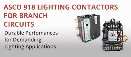 Asco 918 Lighting Contactors For Branch Circuits